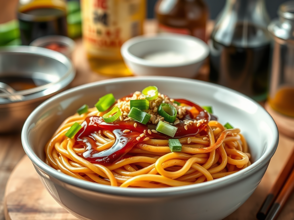 Quick & Easy Soy Sauce Noodles